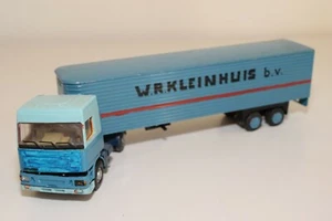 Camión 1:50 LION CAR DAF 95 CON REMOLQUE W.R. KLEINHUIS BV BUEN ESTADO REPINTADO - Imagen 1 de 5