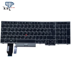 Original New Germany For Lenovo ThinkPad E580 E590 Nobacklit Laptop Keyboard - Picture 1 of 6
