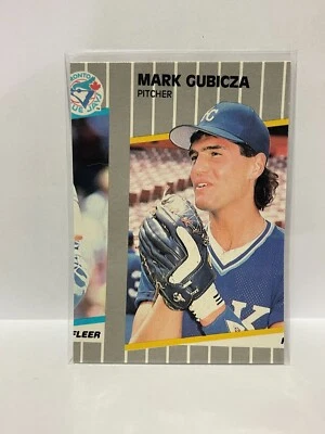 1989 Fleer Glossy Mis-Cut Miscut - MARK GUBICZA - Image 1 of 2