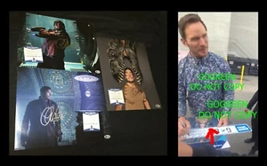 Chris Pratt signed 11x14 photo Jurassic World poster Star-lord Guardians Galaxy - Picture 1 of 6