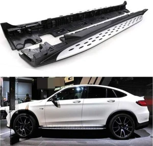 Fit for Mercedes Benz GLC Coupe 2016-2021 C253 Running Board Side Step Nerf Bar - Picture 1 of 9