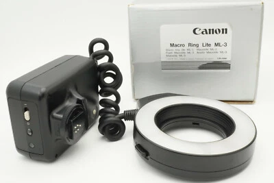 [N.Mint+ in box] Canon ML-3 ML3 Ring Light Macro Flash from Japan #259 - Image 1 of 4