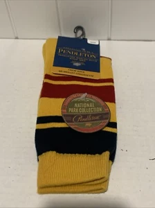 Pendleton Crew Socks Yellowstone National Park Collection Medium NEW - Picture 1 of 7