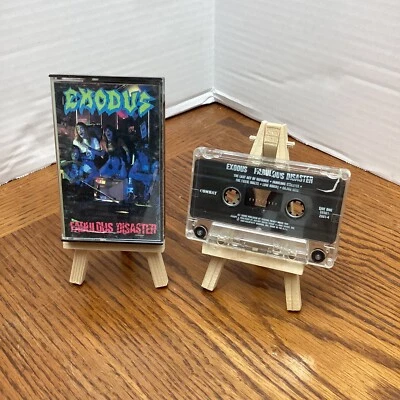 Exodus - Fabulous Disaster Cassette Tape 1989 Combat Records Heavy Metal Rare - Image 1 of 2