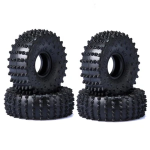 NEW GPM Widen 1.0" Nailed Rubber Tires 72x27mm w/Foam Inserts (4) for TRX4M / SC - Picture 1 of 6