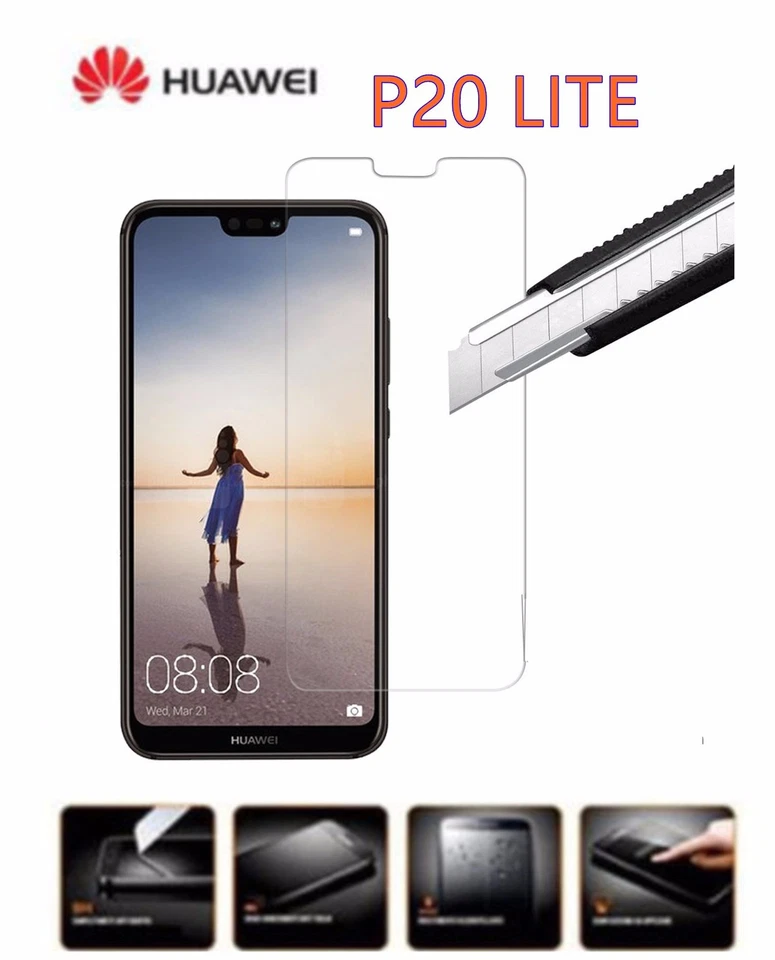 PELLICOLA VETRO TEMPERATO PER HUAWEI P20 LITE - Immagine 1 di 1