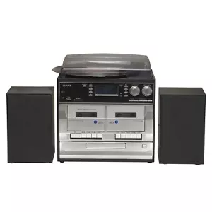 Denver MRD-166 Stereoanlage mit CD, LP, Kassettenspieler, DAB Radio, USB, SD - Bild 1 von 10