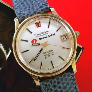 Omega Constellation Chronometer f300Hz Watch Full Set 1250 198.0075 For Repair - Picture 1 of 15