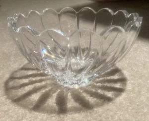 Mikasa Crystal 10” Peppermint Serving Bowl Heavy Leaded Crystal - Picture 1 of 7
