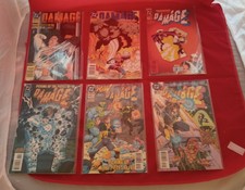LOT OF 6 DAMAGE #2 3 9 13 14 16 DC COMICS 1994 NM