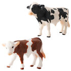  Cow Toy Ornament Resin Child Chinese Zodiac Statue Miniature Ox Figure