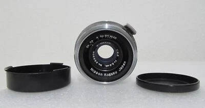 Объектив дальномера Nikon Nippon Kogaku W-Nikkor C 1:2,5 f=3,5 см с 2 крышками - Изображение 1 из 4