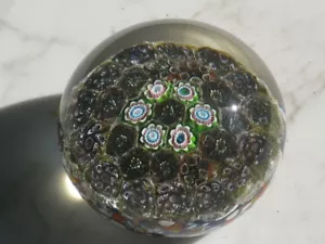 VINTAGE MILLEFIORI GLASS PAPERWEIGHT - Picture 1 of 1