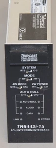 Telecast Fiber Systems a Belden Brand Miranda TR6442i-15 2CH Interfaccia interfono - Foto 1 di 3