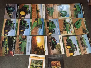 RIESIGES Konvolut 20 John Deere Traktor & Geräte Prospekte Literatur - Bild 1 von 8