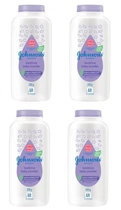 4 x Johnson Baby Powder Bed Time help to calm and relax before bed 200g. - Picture 1 of 3