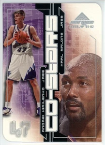2001 Fleer Marquee Co-Stars  Karl Malone/Andrei Kirilenko #4 Die-Cut! - Picture 1 of 4