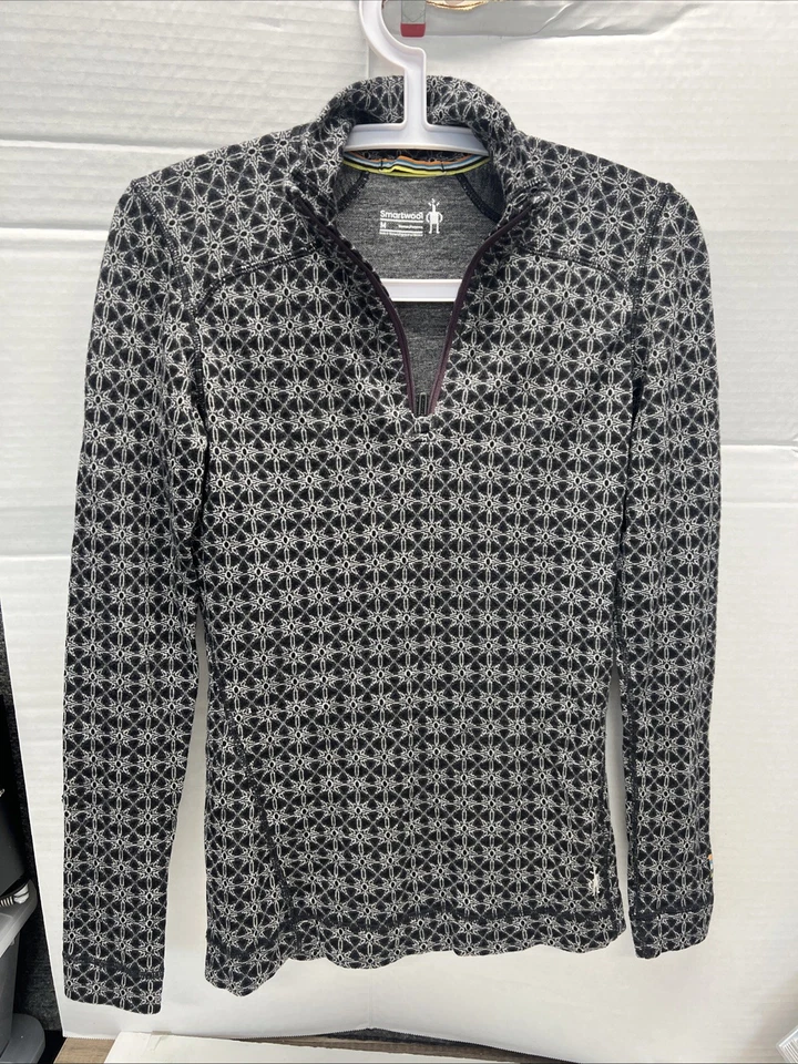 Top Smartwool Lana Merino Capa Base Mujer M Rayas 100% Lana Foto 1 de 4