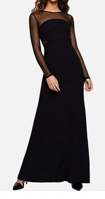 BCBGeneration Black Long Sleeve Cut Out Maxi Dress Women's Size XXs New Nwt - Image 1 of 4