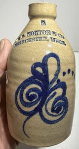 Jarra de gres cerámica Sampson Westminster MA 1983 FB Norton Worcester Ma Mini - Imagen 1 de 16