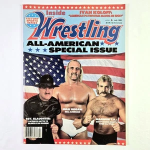 REVISTA DE LUCHA LIBRE INTERIOR JULIO 1986 HULK HOGAN EDICIÓN ESPECIAL TODO AMERICANO - Imagen 1 de 2