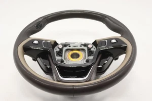 2020-2025 LINCOLN AVIATOR STEERING WHEEL W/ SWITCH OEM LC5C3G600BCB3LU4 BEIGE_G7 - Picture 1 of 15