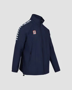 Giacca spray MEYBA Motion - abbigliamento da squadra - blu navy - nuova con etichette - taglia UK L IVA in - Foto 1 di 7