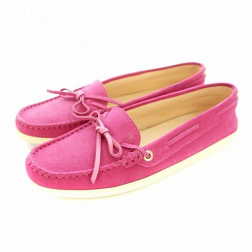 TOD’S Mocassino Tod's mocassini piatto nastro scamosciato 36 5 rosa KU usato9ca2076766065541