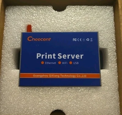 Cheecent wireless print server with 2 USB ports, brand new in open box  - Image 1 of 4