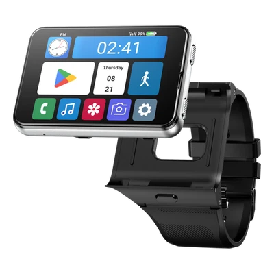 2.88in 4G Larger Screen  Smart Watch Android 11 Dual Camera WIFI GPS SIM Support - Image 1 of 4