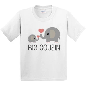Inktastic Big Cousin Announcement Youth T-Shirt Childs Hearts Cute Adorable Tee - Picture 1 of 7