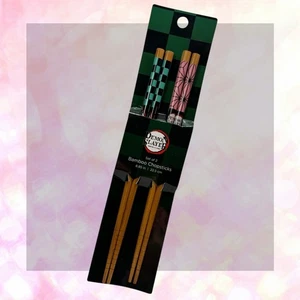 Demon Slayer 2er Set Bambus Essstäbchen Tanjiro Kamado und Nezuko Kamado Ver. - Bild 1 von 3