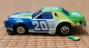 Aurora AFX Slot Car Stocker T-bird #20 Tri-color 351 HTF Pls Read - Picture 1 of 7