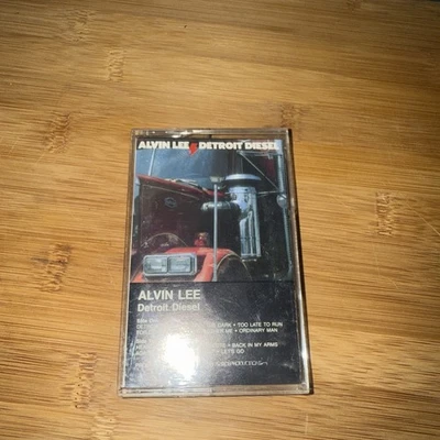 ALVIN LEE DETROIT DIESEL Cassette Tape OG 1986 Classic Rock Blues Rare Foto 1 de 2