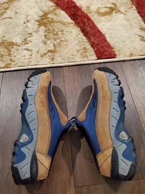 Zuecos sin cordones Ecco Receptor Flex para mujer mulas cuero marrón sendero de senderismo talla 7 Foto 1 de 4