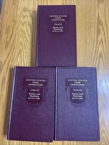 United States Code Annotated 1980 Banks and Banking Title 12 (3 Volumes) - Bild 1 von 10