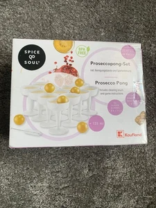 Proseccopong- Set / Trinkspiel / inkl. Reinigungsbürste und Spielanleitung - Bild 1 von 4