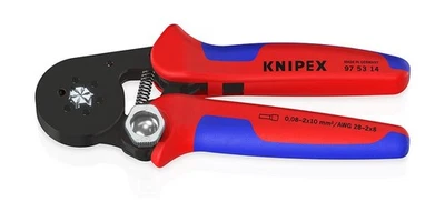 KNIPEX 97 53 14 SB Selbsteinstellende Crimpzange für Aderendhülsen mit Seiten... - Bild 1 von 4