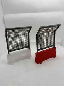 π¦πΊ1:32 SCALEXTRIC Slot Car 12 x Jersey Barrier Angled Mesh Barricade P329 - Picture 1 of 6