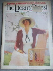 THE LITERARY DIGEST Magazine- Sept 29, 1928 Tolstoy Article - Picture 1 of 5