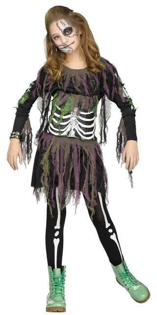 💀Zombie Costume For Halloween🧠(For Girls)