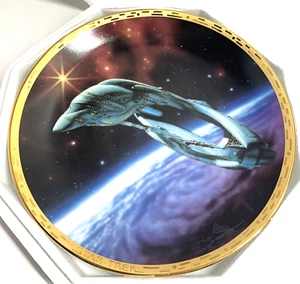 Star Trek Next Generation Romulan Warbird Collector Plate Hamilton Collection  - Picture 1 of 6