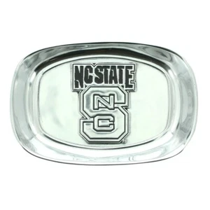 Wilton NC State North Carolina Armetale Bread Platter Serving Dish Tray, Silver - Picture 1 of 6