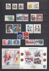 Norwegen 1989 ganzes Jahr ss postfrisch Briefmarken - Bild 1 von 1