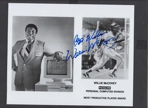 Willie Mccovey San Francisco Giants NES Computer System foto promozionale autografata - Foto 1 di 1