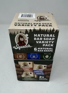 Dr. Squatch Natural Squawk Natural Bar Soap, Vareity Pack (6 count), - Picture 1 of 2