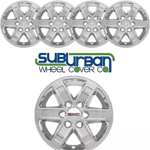 2007-2013 GMC Sierra 1500 # IMP-358X 17" 6 Lug Chrome Wheel Skins NEW SET/4 - Picture 1 of 12