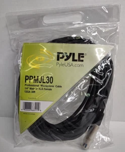 Pyle PPMJL30 30 piedi Cavo Microfono/MIC Professionale da 1/4" Maschio a XLR Femmina - Foto 1 di 3