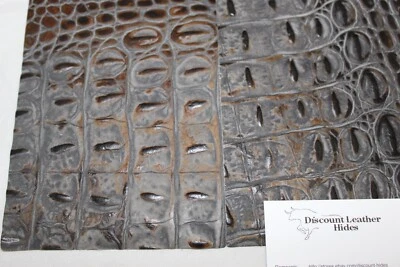 Beautiful TITAN CROC Print Gray and Black Croc Print  5" x 8"  P6 - Image 1 of 4