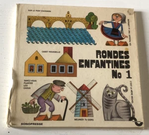 Pop Up, livre à Système - Rondes Enfantines N°1 Avec 45 tours  - Sonopresse 1971 - Picture 1 of 8